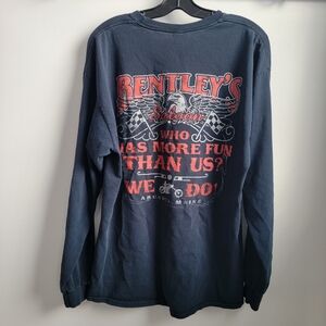 Vintage Bentley's Saloon Graphic Long Sleeve Shirt
